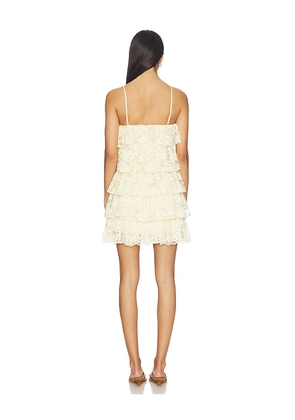 Lovers and Friends Briella Mini Dress in Yellow. Size L. Also in XXS, XS, S, M, XL.