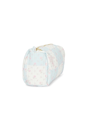 LoveShackFancy Octavia With Bow Bag in Baby Blue,White.