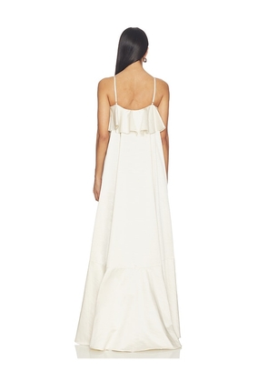 Lovers and Friends Vada Gown in Beige. Size L. Also in XS, XXS, S, XL.