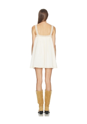LOBA Cari Mini Dress in Ivory. Size XXS. Also in L, XL.