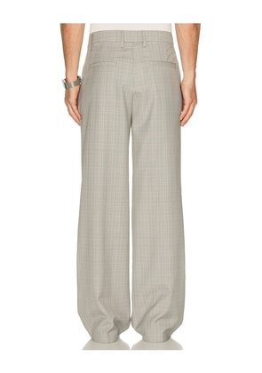 KROST Elliott Plaid Trouser in Grey. Size S. Also in L, XL/1X.