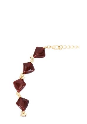 Lovers and Friends Jaden Necklace in Red.