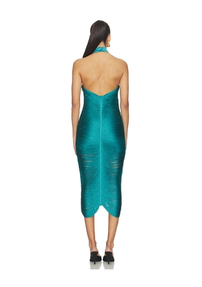 NBD Nargis Midi Dress in Teal. Size XXS. Also in L, M, S.