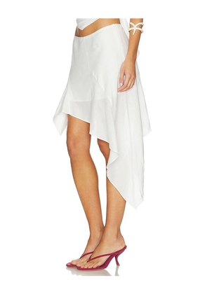 NIA Melodia Skirt in White. Size L. Also in XS.