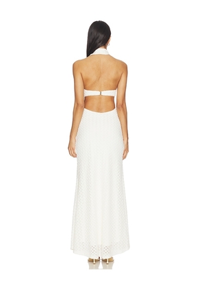 NIA Pluma Dress in Ivory. Size L. Also in S, XS, M, XL.