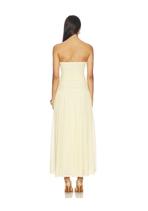 NIA Beverly Dress in Lemon. Size L. Also in XS.