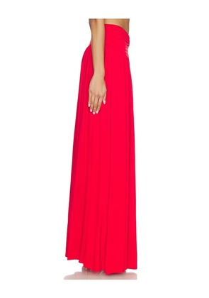 Lovers and Friends Lotte Maxi Skirt in Red. Size L. Also in XXS, XS, S, M, XL.