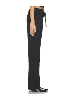 Markgong Suit With Drawstring Trousers in Black. Size 34/2. Also in 36/4, 38/6.