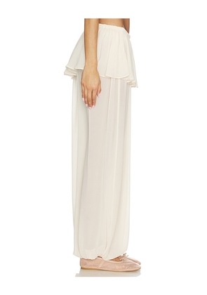 Lovers and Friends Kenny Pant in Cream. Size XXS. Also in L, M, S, XL, XS.
