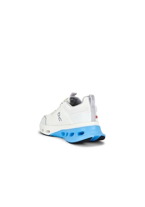 On Cloudnova X in White. Size 7. Also in 7.5, 8, 8.5, 9, 9.5, 10, 10.5, 11, 11.5, 12, 12.5, 13.