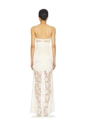 Lovers and Friends Marcy Maxi Dress in Ivory. Size L. Also in XS, S, M, XL.