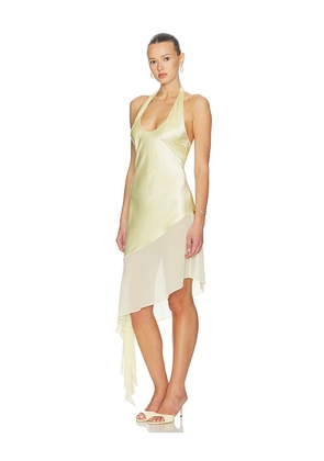 Lovers and Friends Celie Midi Dress in Lemon. Size L. Also in XL.