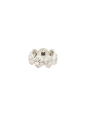 MAPLE Chime Ring in Metallic Silver. Size 8. Also in 11, 7, 9.