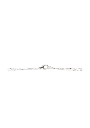 MAPLE Cross Chain in Metallic Silver. Size 50cm. Also in 60cm.