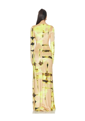 Lapointe Boatneck Gown in Nude. Size L. Also in XS.