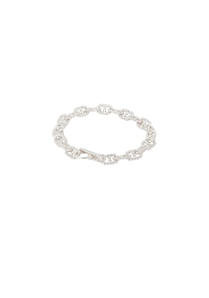 MAPLE Sammy's Bracelet in Metallic Silver. Size L. Also in M, S.