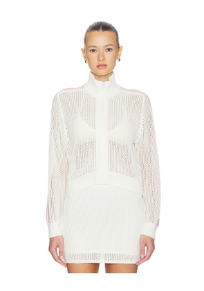 LSPACE Heart Stopper Sweater in White. Size L. Also in S, XS, M, XL.