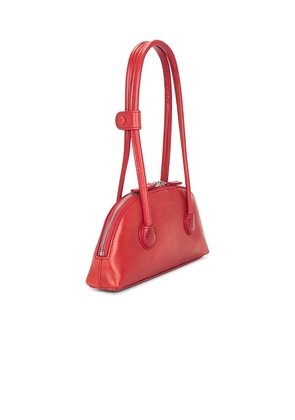 MARGESHERWOOD Bessette Shoulder Bag in Red.