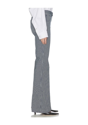 NILI LOTAN Celia Striped Jean in Navy. Size 24. Also in 25, 26, 27, 28, 29, 30.