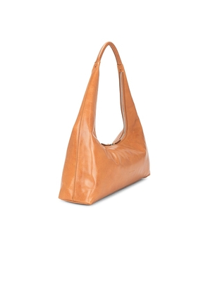MARGESHERWOOD Large Hobo Bag in Tan.