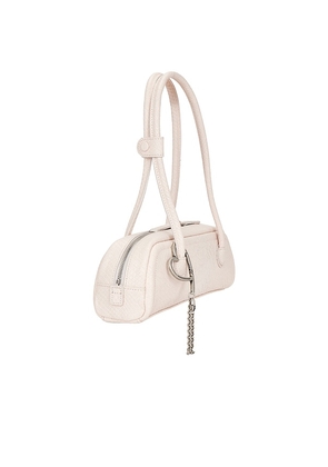MARGESHERWOOD Soft Boston East / West Mini Shoulder Bag in Rose.