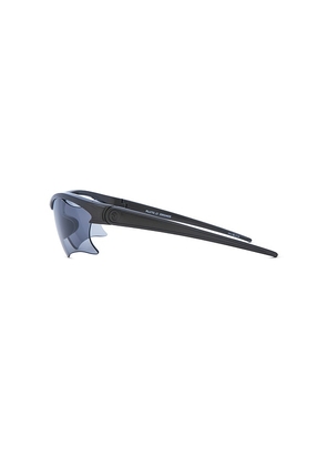 Le Specs x No Problemo Pluto Sunglasses in Metallic Silver.