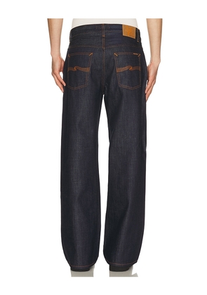 Nudie Jeans Loud Larry Jeans in Blue. Size 30. Also in 31, 32, 33, 34, 36.