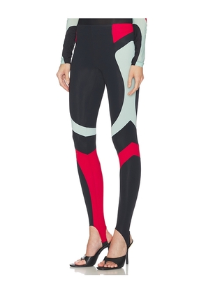 OFF-WHITE Color Block Leggings in Black. Size 36. Also in 40, 46, 42, 44.