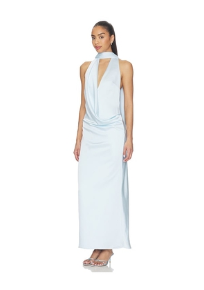 Lovers and Friends Faby Maxi Dress in Baby Blue. Size L. Also in XXS, XS, S, M, XL.
