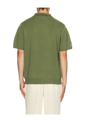 Malbon Habana Polo in Olive. Size L. Also in M, XL/1X.