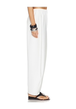 La Ligne Barrel Leg Colby in Ivory. Size L. Also in XS, S, M.