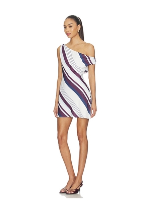 MADISON THE LABEL Blaine Mini Dress in White,Wine. Size XS. Also in L, S.