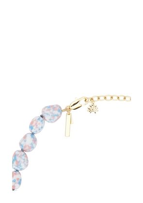 Lele Sadoughi Baroque Collar Necklace in Coral.