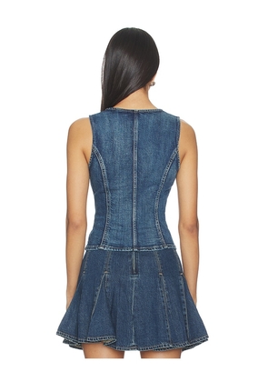 LEVI'S Sculpted Top in Blue. Size L. Also in XS, S, M.