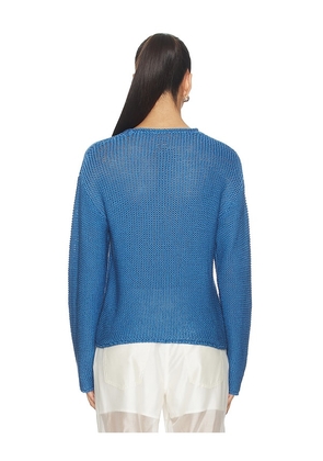 LESET Ben Crew Pullover in Blue. Size XS. Also in S, L.