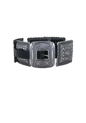 Lovers and Friends Bella Buckle Belt in Black.