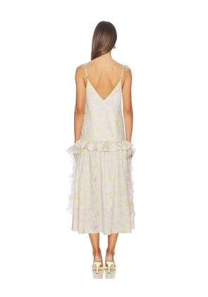 KIKA VARGAS Rashida Dress in Yellow. Size 10. Also in 4, 6, 8.