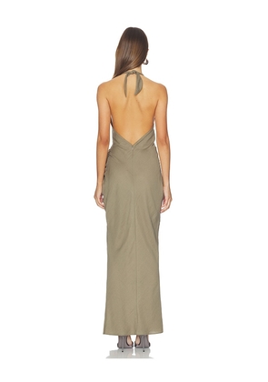 Mother of All Patsy Maxi Dress in Olive. Size L. Also in XS.
