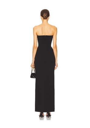 SOLACE London Bysha Maxi Dress in Black. Size 10. Also in 0, 2, 4, 6, 12.