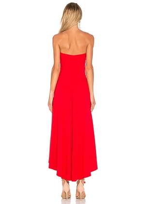 Susana Monaco Strapless Hi Low Dress in Red. Size M. Also in XS, S, L, XL.