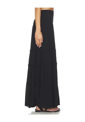 MORE TO COME Harlow Maxi Skirt in Black. Size L. Also in XXS, XS, S, M.