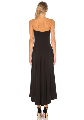 Susana Monaco Strapless Hi Low Dress in Black. Size S. Also in XS, XL.