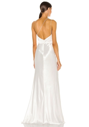 SAU LEE Hailey Gown in Ivory. Size 10. Also in 0, 2, 12.