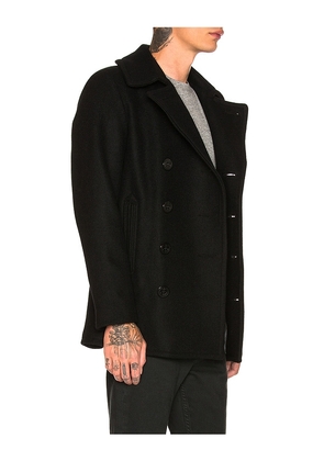 Schott Slim Fit Peacoat in Blue. Size S. Also in L, XL.