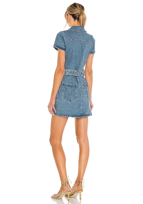 Show Me Your Mumu Outlaw Dress in Denim-Medium. Size M. Also in XS, S, L, XL.
