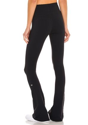 Splits59 Raquel High Waist Supplex Flare 32â Legging in Black. Size M. Also in L, S, XS.