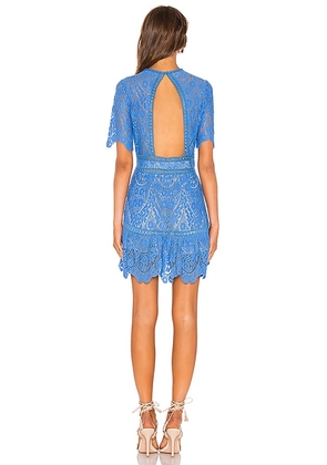 SAYLOR Darian Dress in Blue. Size M. Also in S, XS, L.