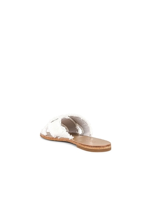 RAYE Couer Sandal in White. Size 7. Also in 6.
