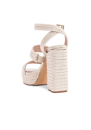 RAYE Akita Heel in Neutral. Size 10. Also in 7.5, 8, 8.5, 9, 9.5.