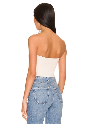 Susana Monaco x REVOLVE Strapless Crop Top in White. Size M. Also in S, L, XL.